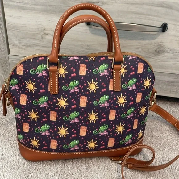 Disney Dooney & Bourke Tangled Rapunzel Satchel - Picture 3 of 11